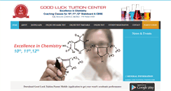 Desktop Screenshot of goodlucktuition.com